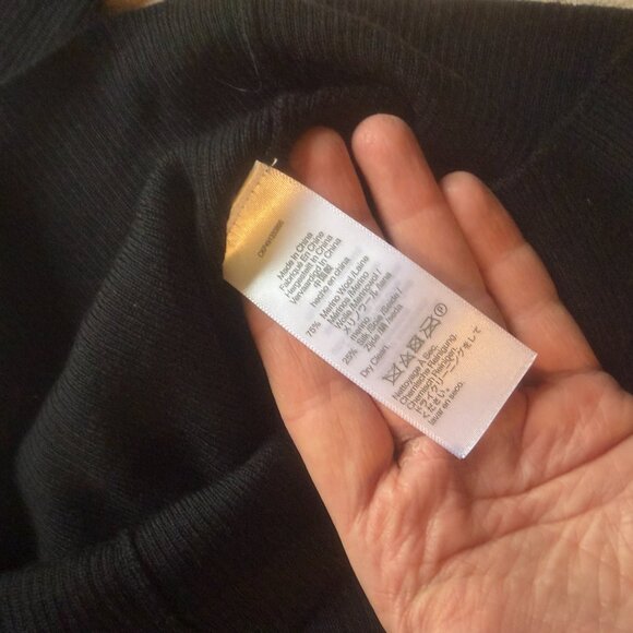 Madewell Merino Wool-Silk Blend Scoopneck Sweater • size small • NWT • NS654 - Picture 11 of 13